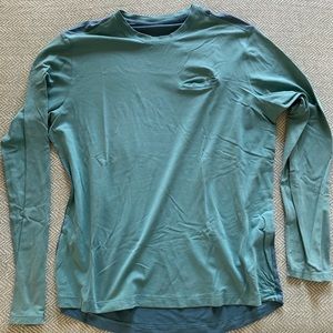LuLuLemon long sleeve teal/turquoise XL